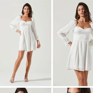 White Windsor Sweetheart Dress
